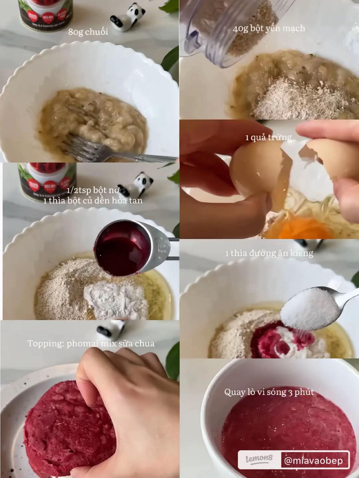 Gợi ý 4 món bánh ngọt healthy: Matcha oat cake, Tiramisu healthy, Brownies và Red Velvet