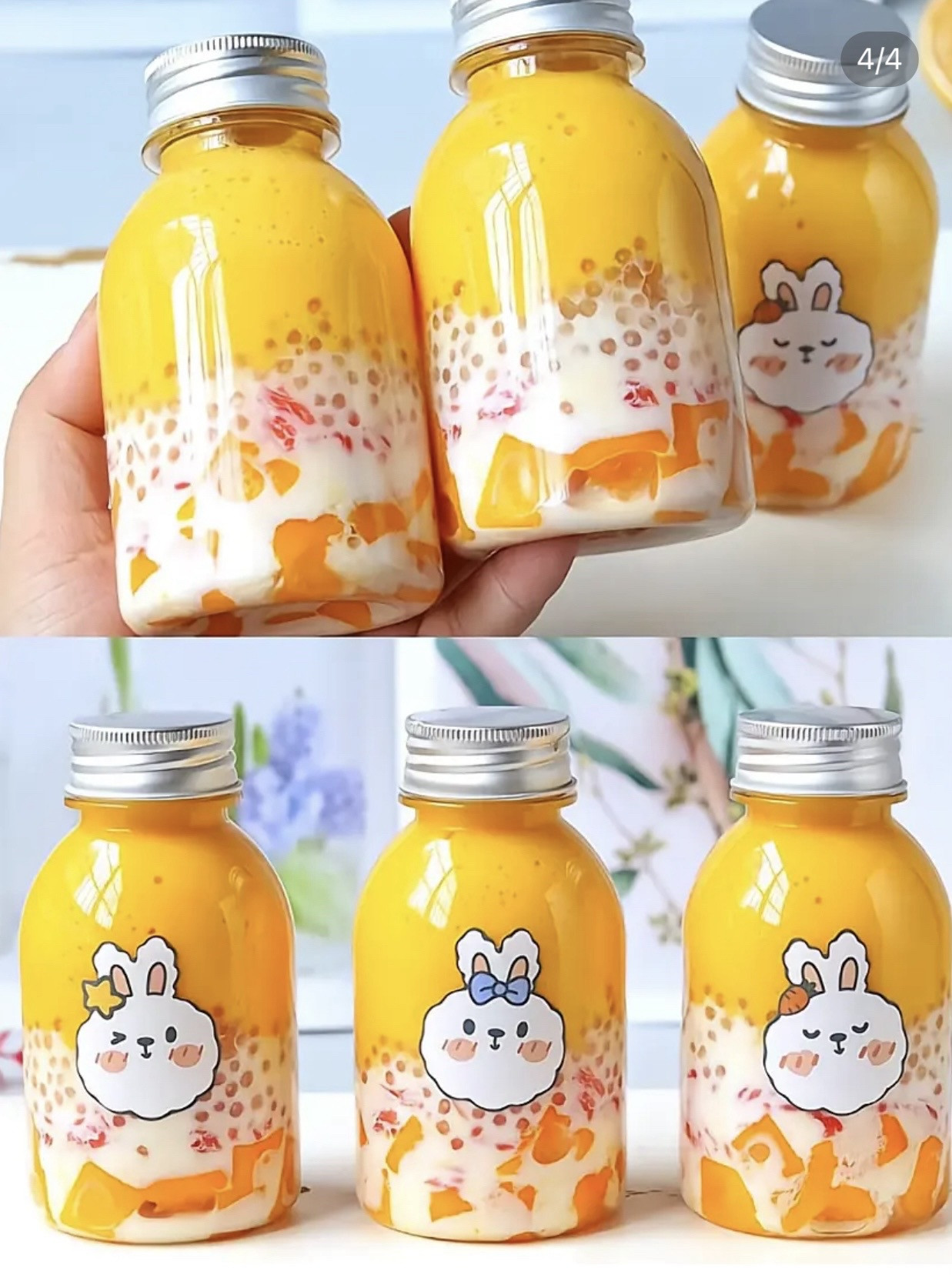 Gợi ý Smoothie xoài, bưởi và bột báng healthy, thơm ngon