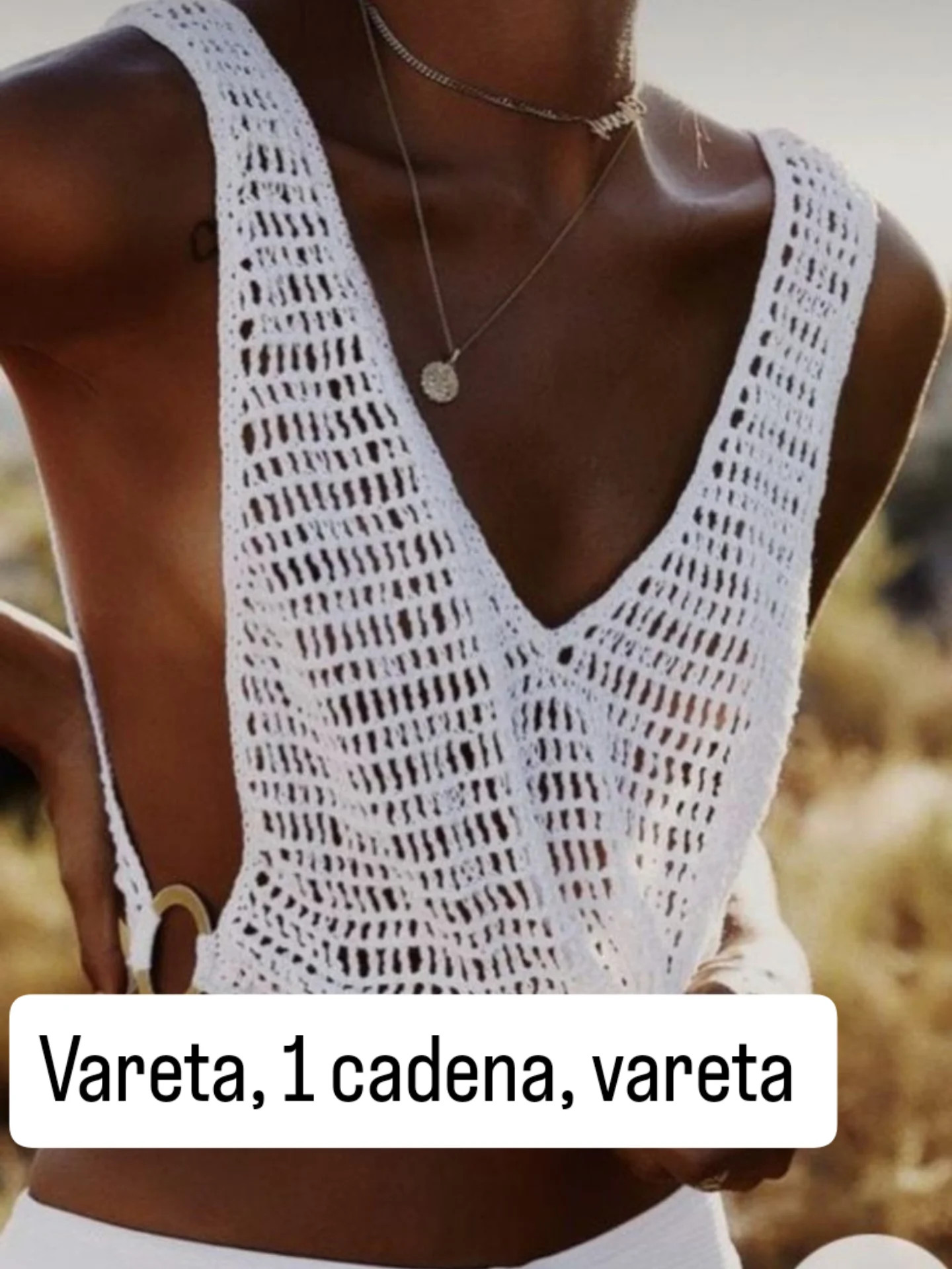 Gráfico de punto vareta para top o vestido, tutorial de disminuciones y guía de símbolos