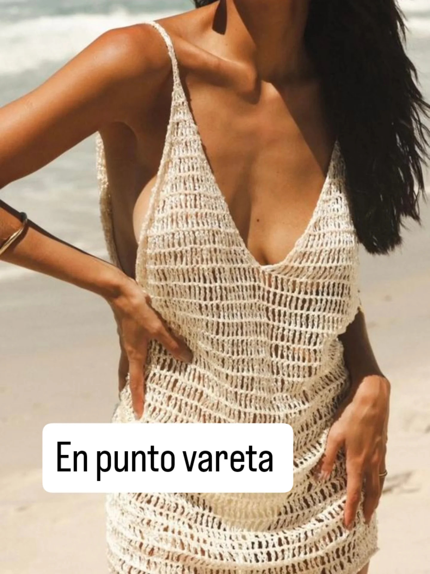 Gráfico de punto vareta para top o vestido, tutorial de disminuciones y guía de símbolos