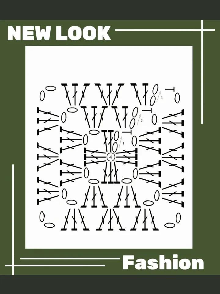 Grandma's Grid Rabbit Crochet Pattern Chart and Tutorial