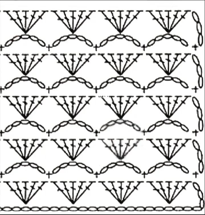 Green Crochet Bow Hair Accessory Pattern with Chart