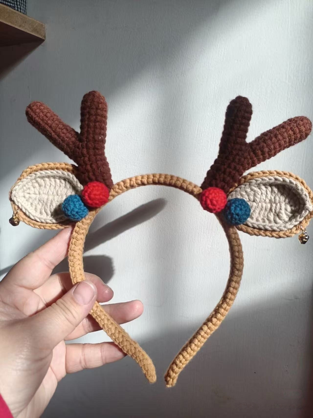 Grinalda de Rena de Natal - Tutorial Crochê