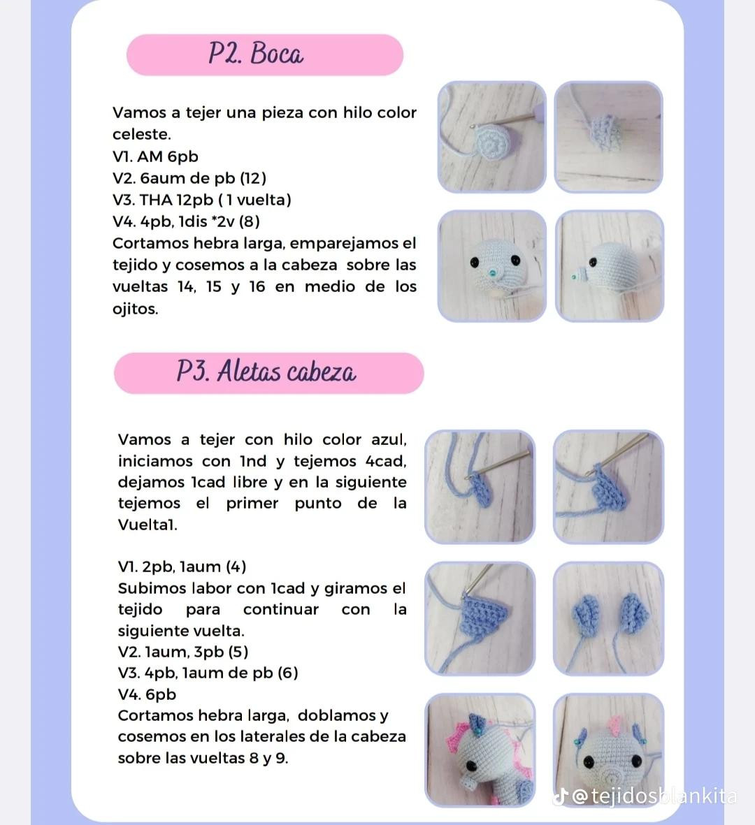 Guía Amigurumi Caballito de Mar: Patrón Paso a Paso