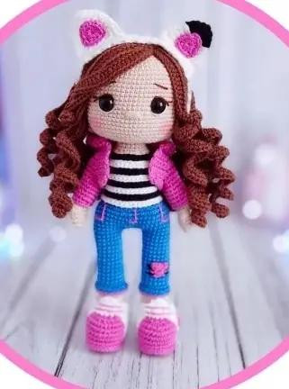 Guía Amigurumi Gabby: Patrón completo con materiales y pasos detallados