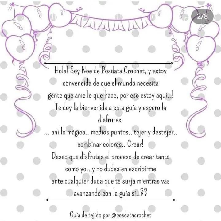 Guía de tejido Pastel de Cumpleaños arcoíris