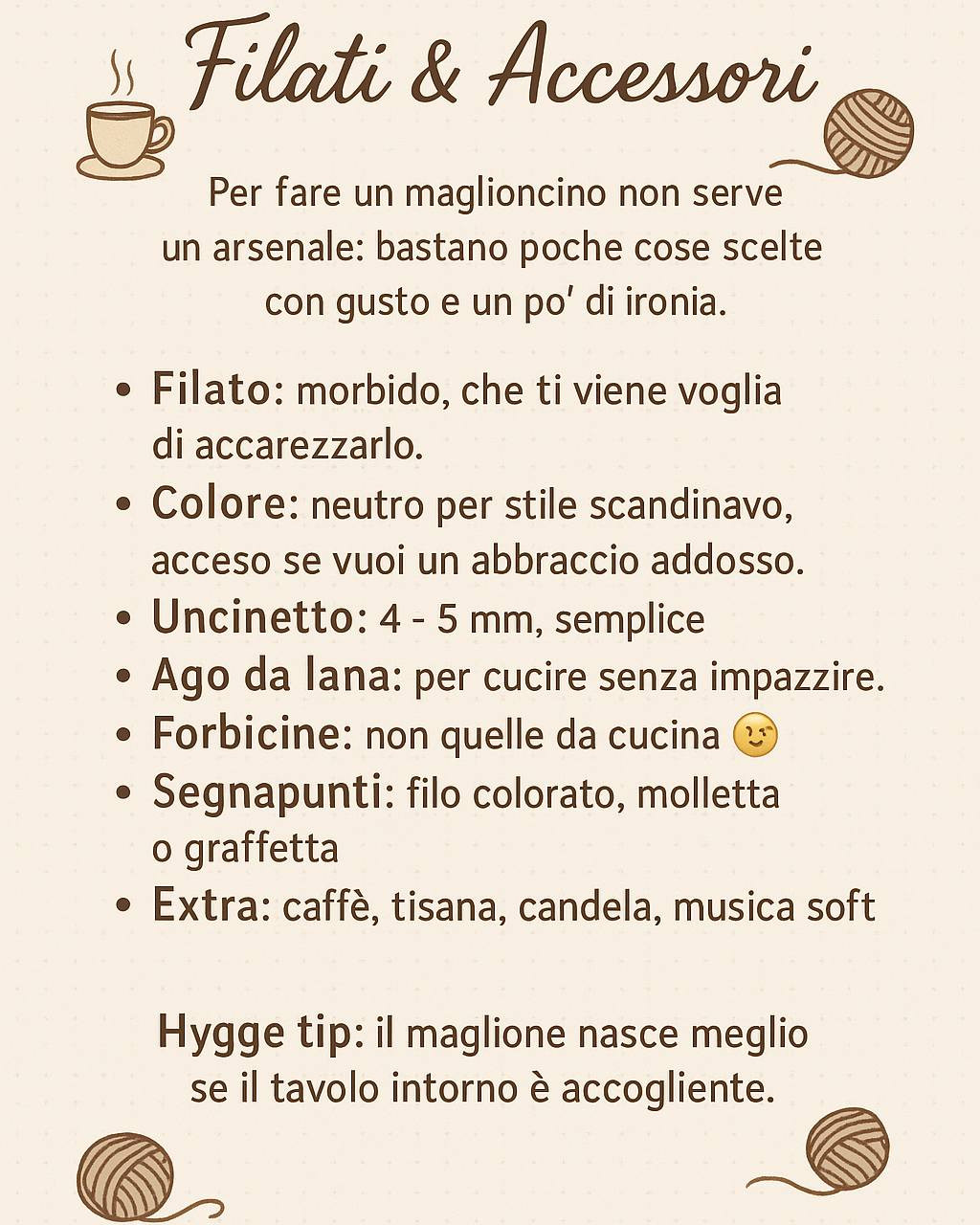 Guida ai maglioncini di Verù: istruzioni per creare un poncho semplice e accogliente con tecniche crochet base