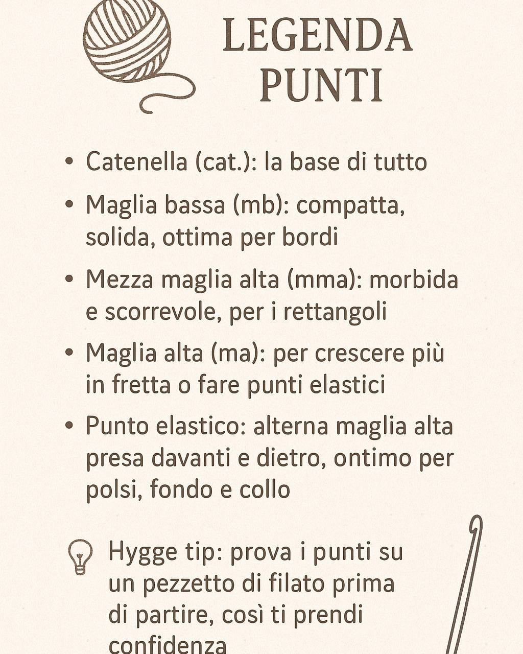 Guida ai maglioncini di Verù: istruzioni per creare un poncho semplice e accogliente con tecniche crochet base