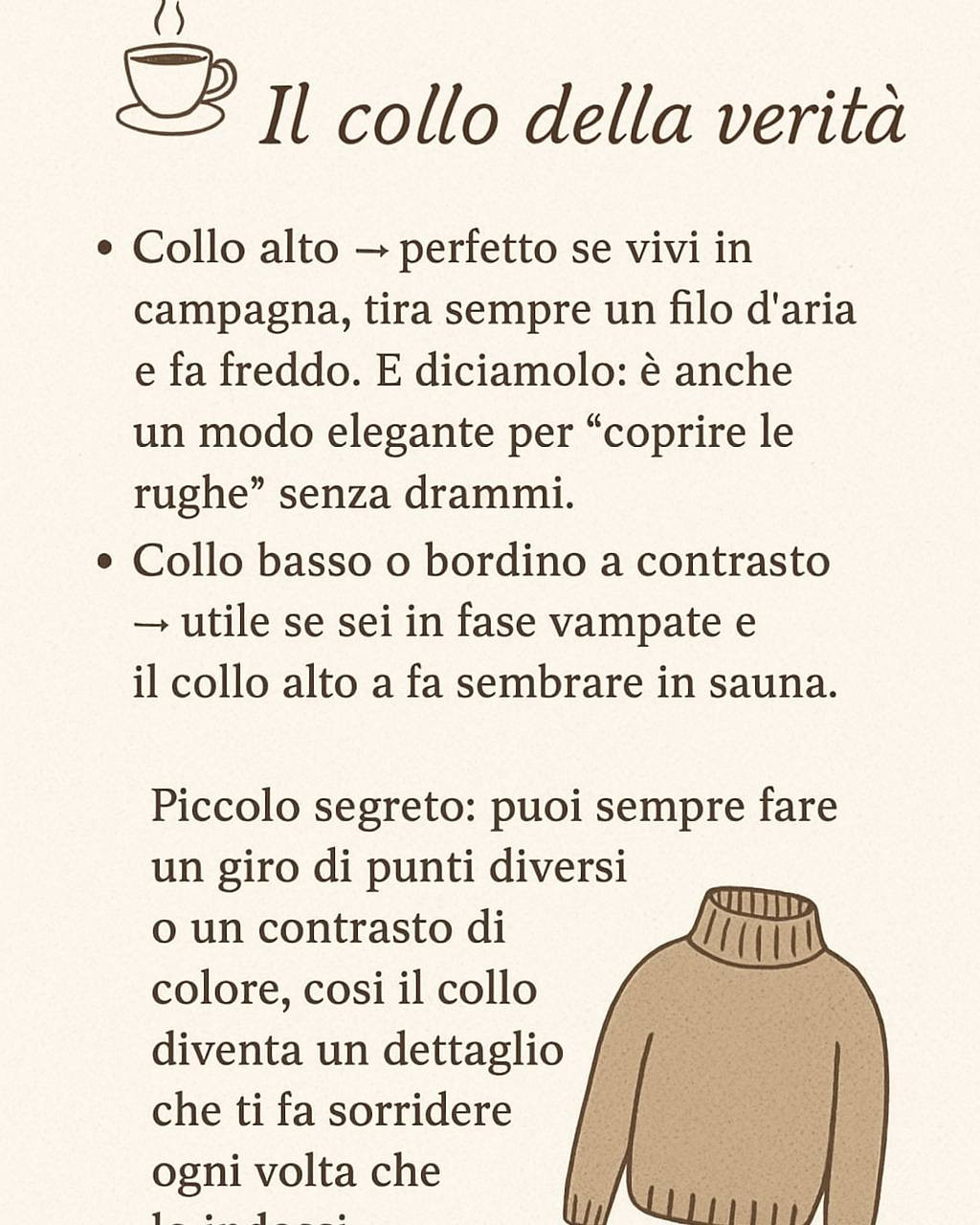 Guida ai maglioncini di Verù: istruzioni per creare un poncho semplice e accogliente con tecniche crochet base