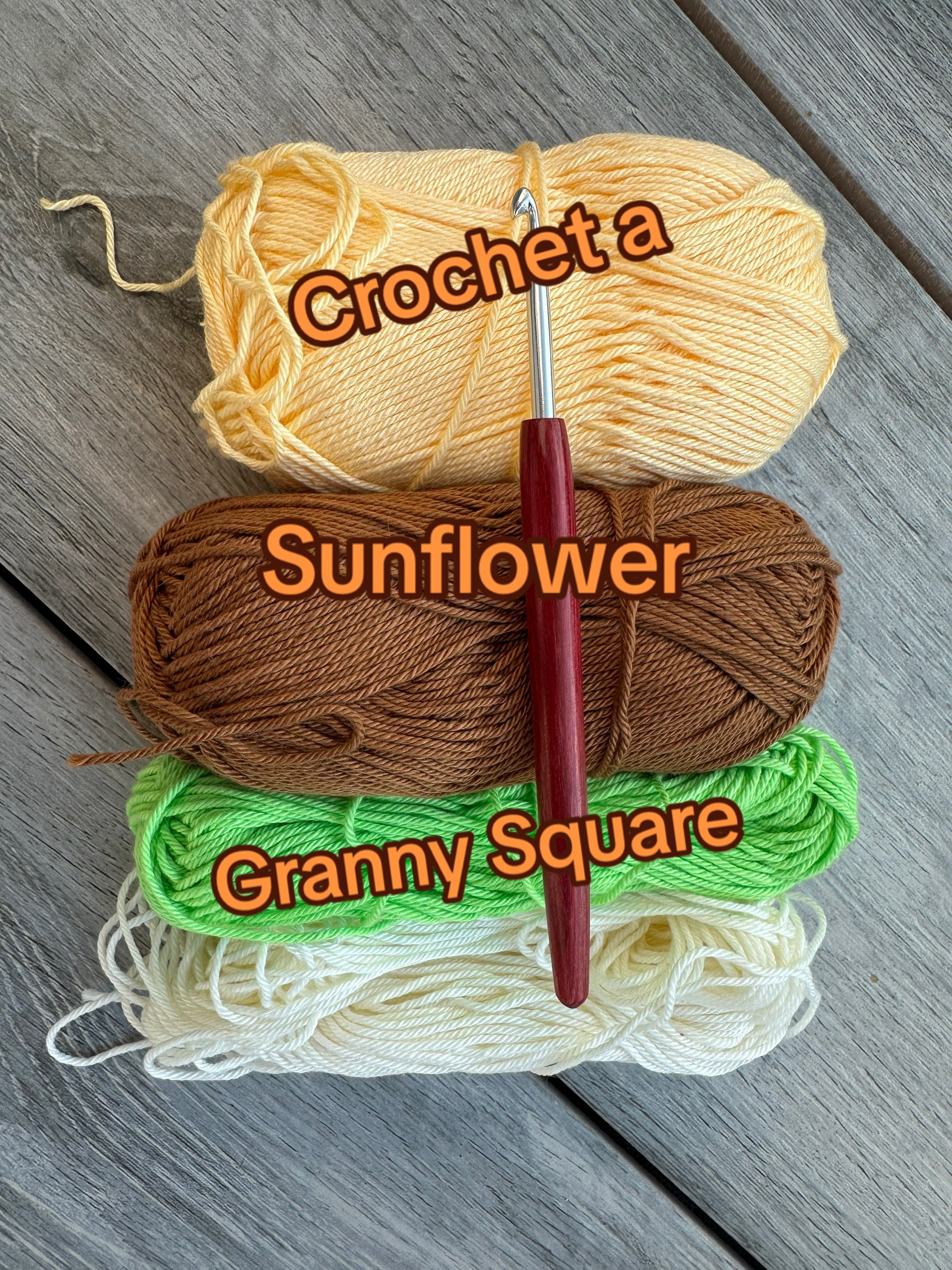 Häkelanleitung für Grannysquare: Schritt-für-Schritt Anleitung mit Mustern in Grün, Braun und Creme