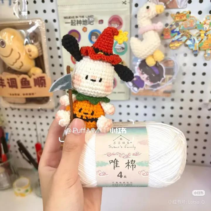 Halloween Crochet Puppy with Pumpkin Body Pattern