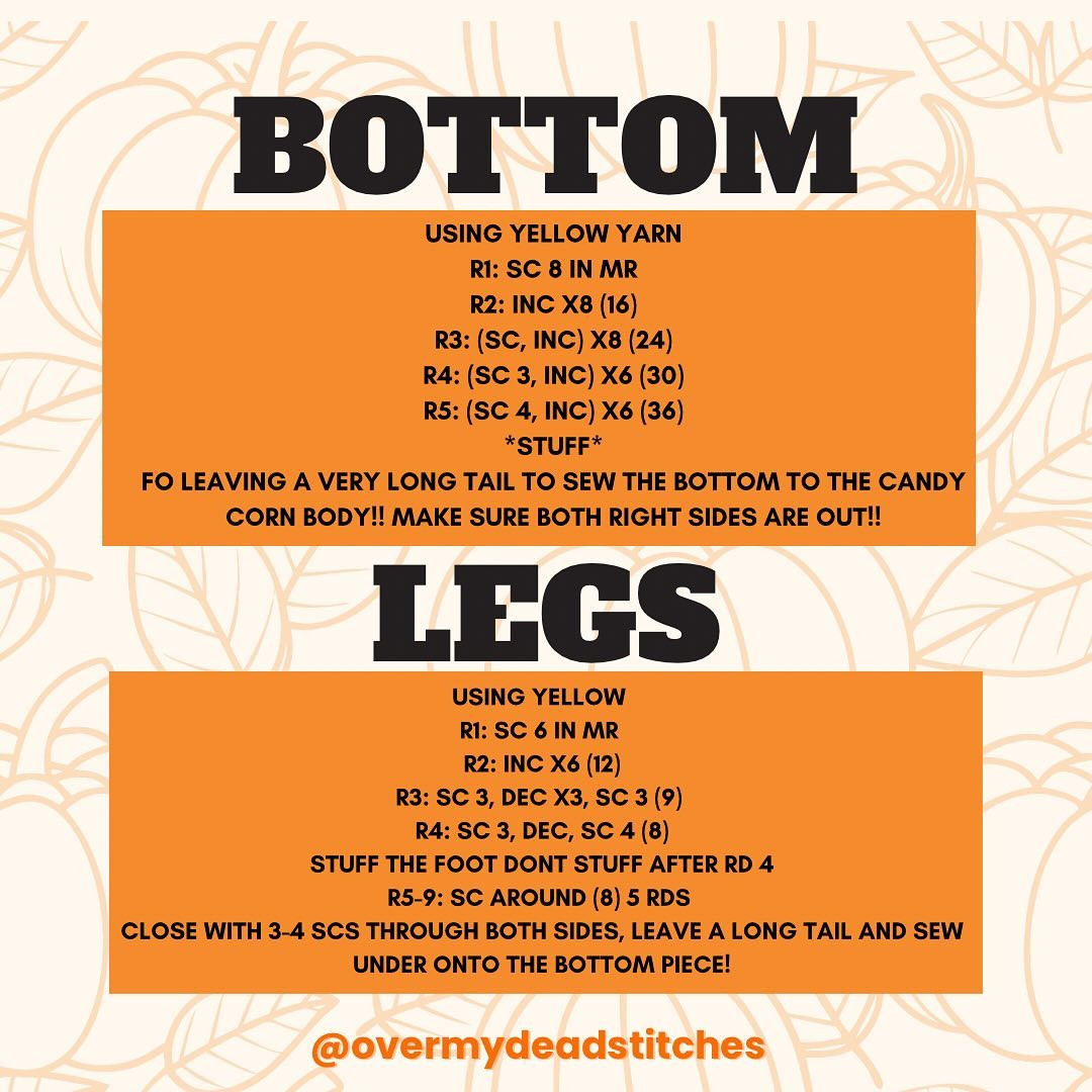 Halloween Week 2 Crochet Along: Free Amigurumi Candy Corn Pattern