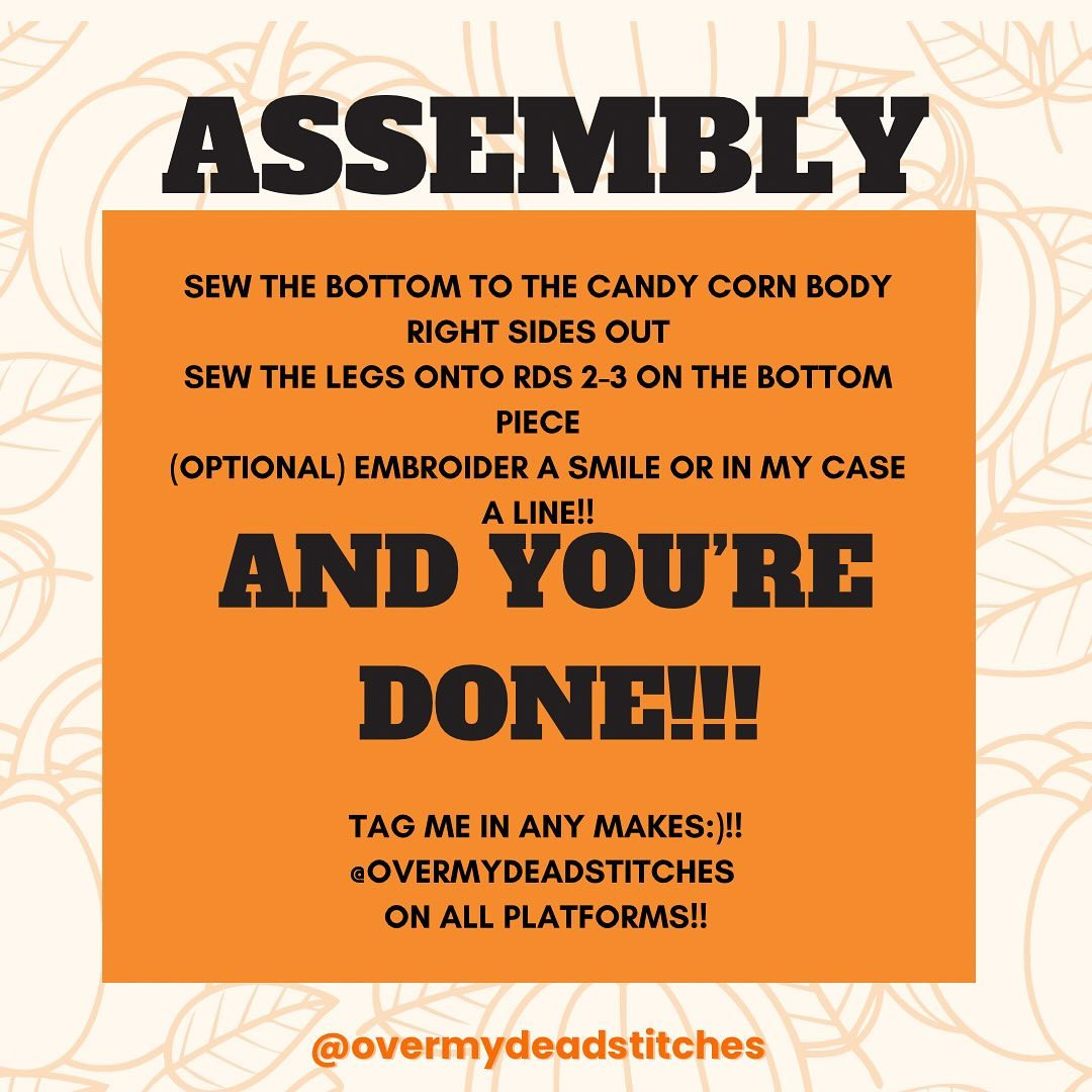 Halloween Week 2 Crochet Along: Free Amigurumi Candy Corn Pattern