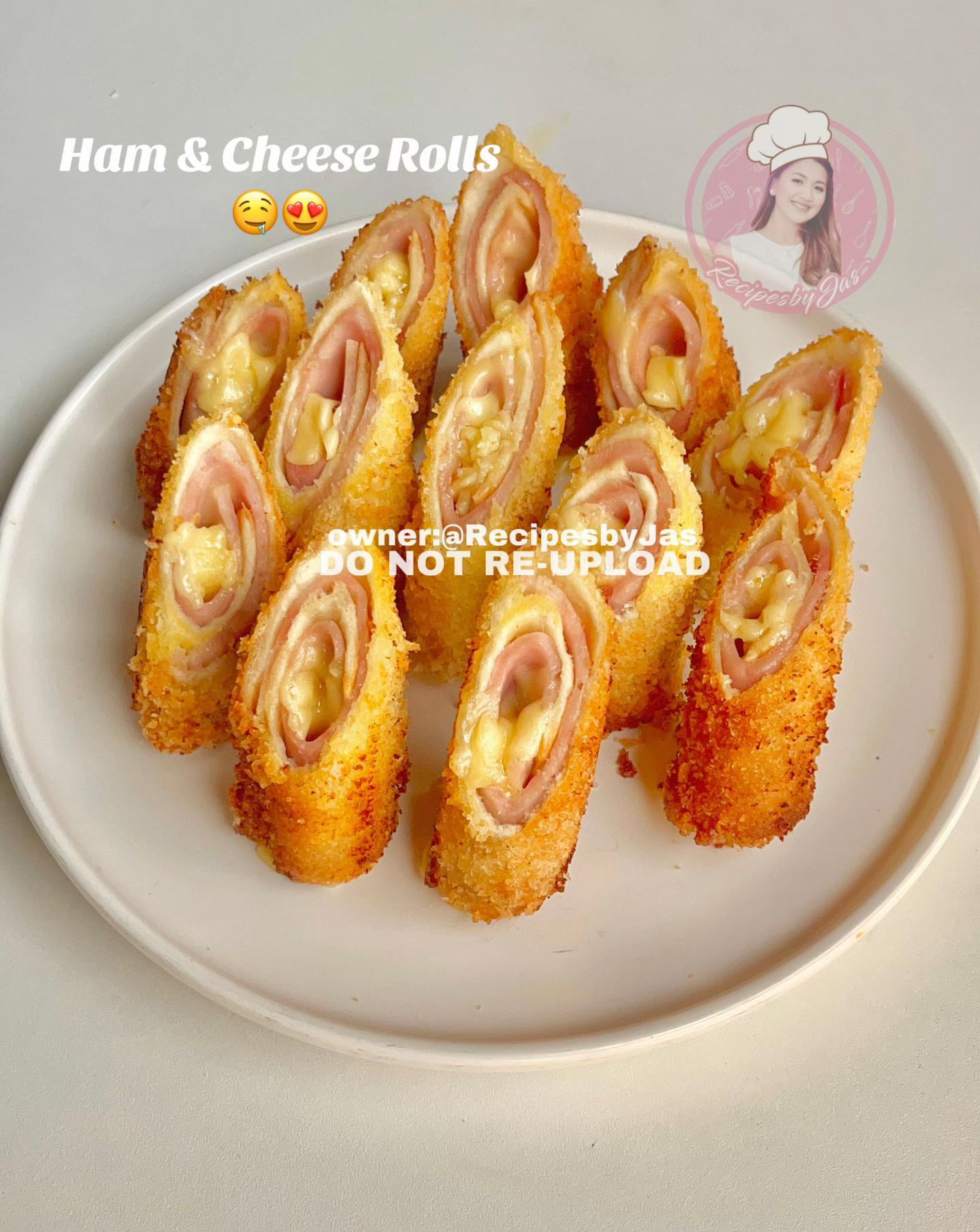 Ham & Cheese Rolls Recipe