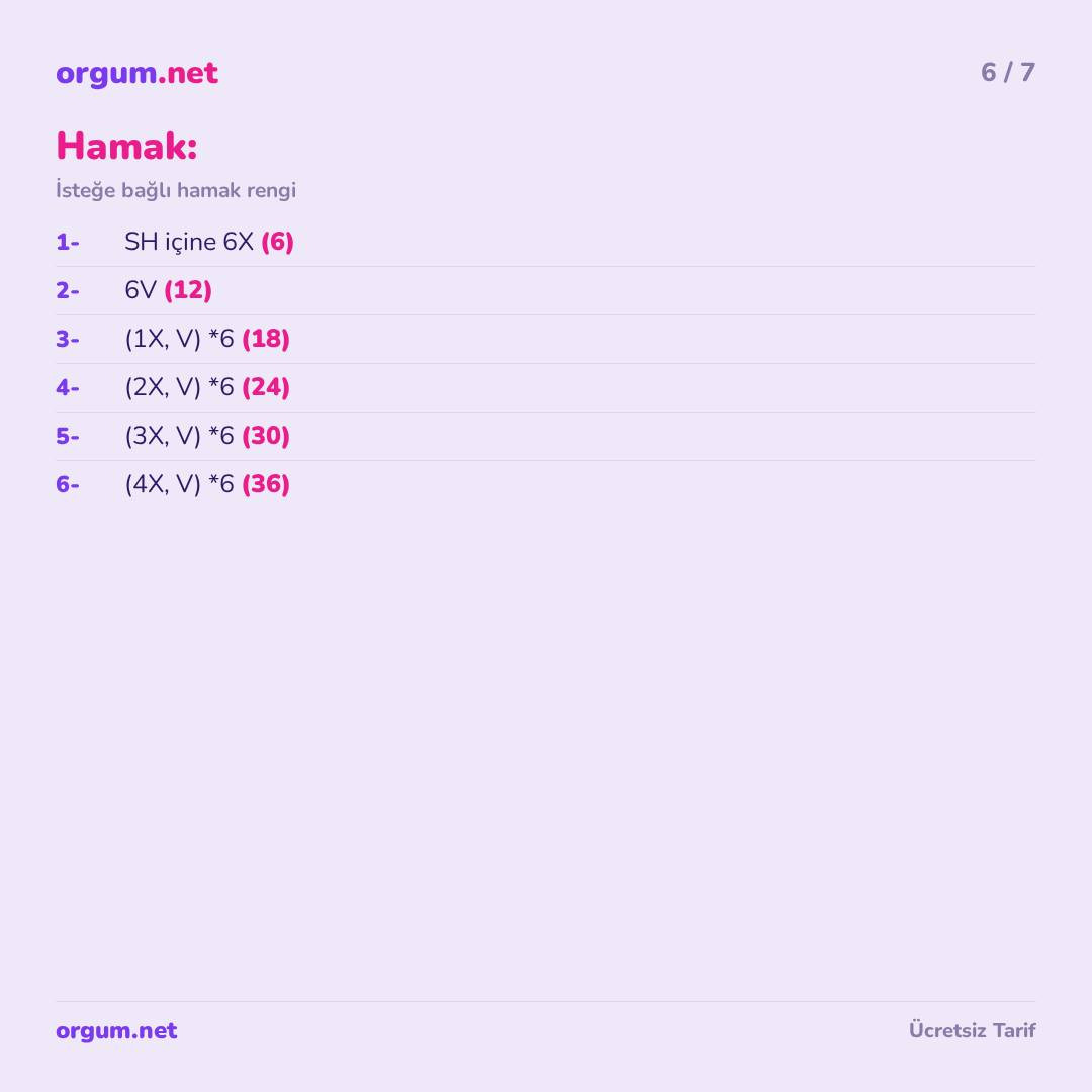 Hamaklı Ördek Amigurumi - Ücretsiz Mısır İpliği Tarifi ve Şema