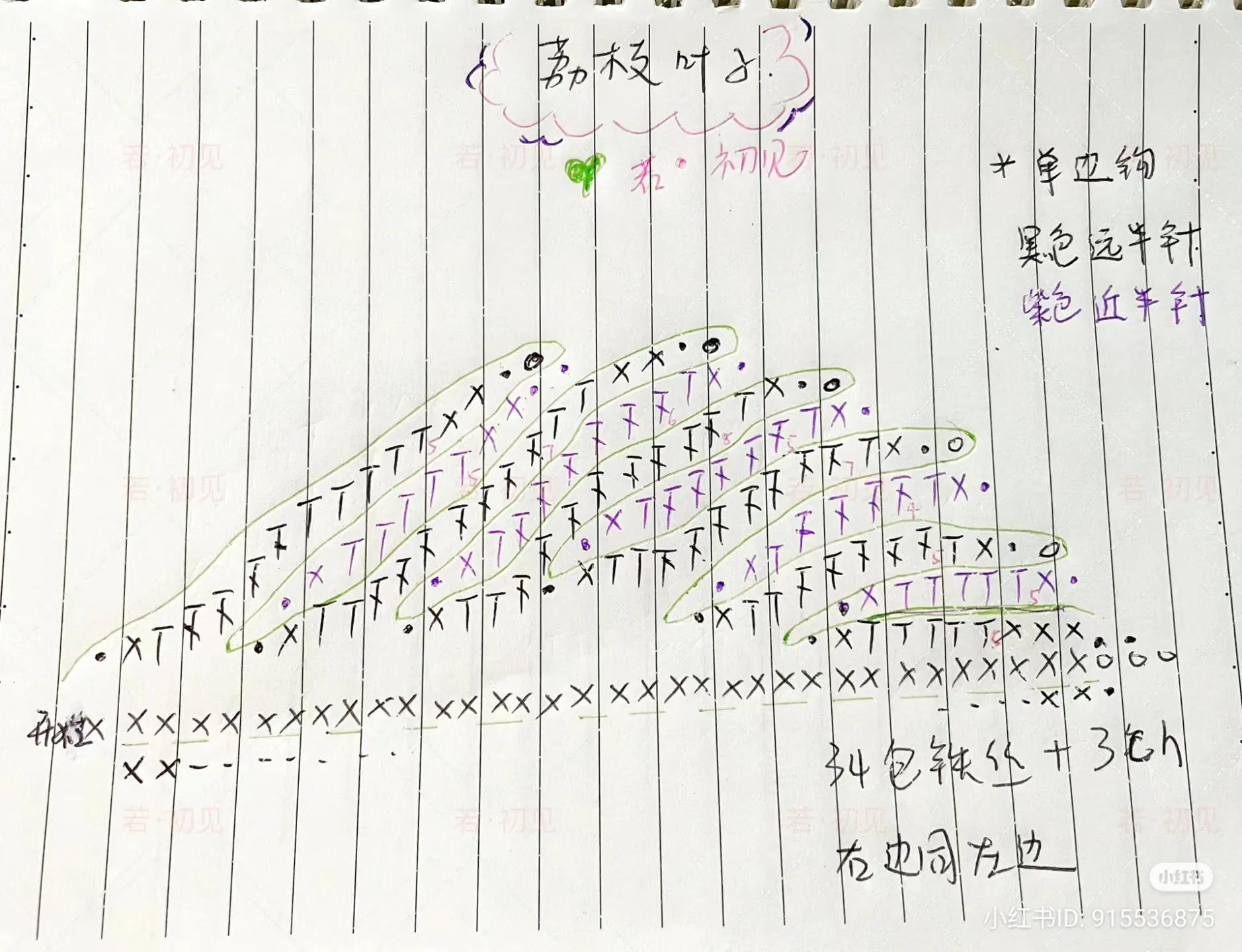 Handmade Crochet Bayberry Leaves and Fruits with Butterfly Decoration in Green Vase