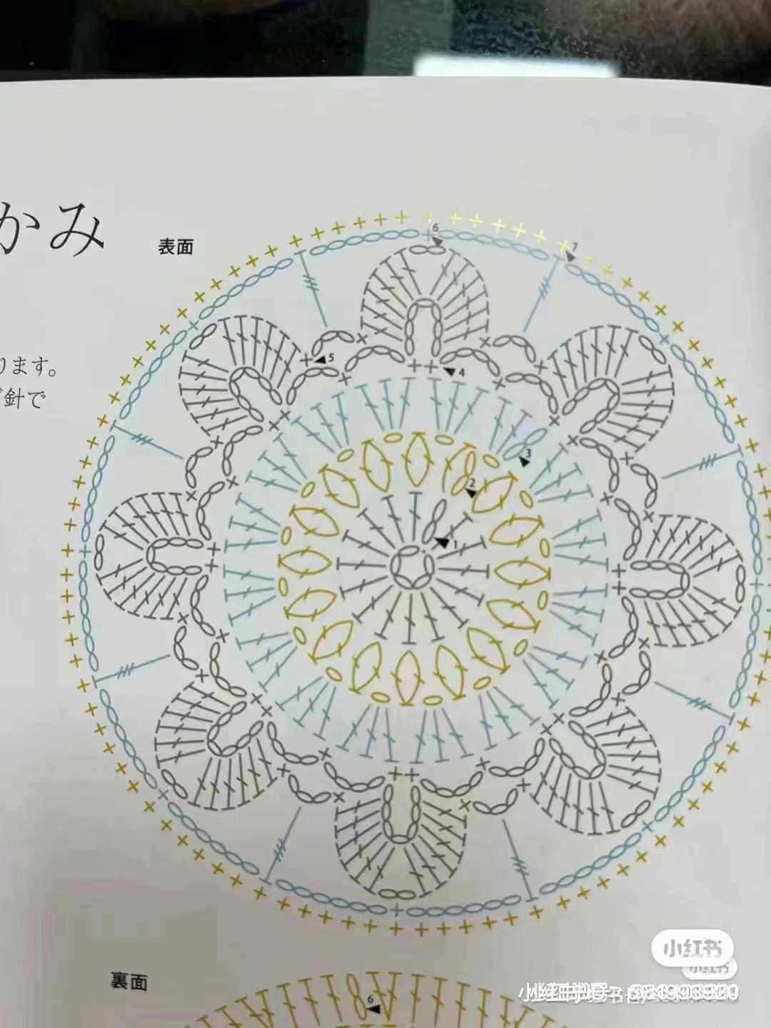 Handmade Crochet Fans with Mandala Patterns and Bead Embellishments