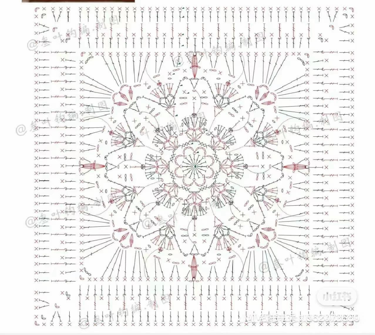 Handmade Crochet Fans with Mandala Patterns and Bead Embellishments