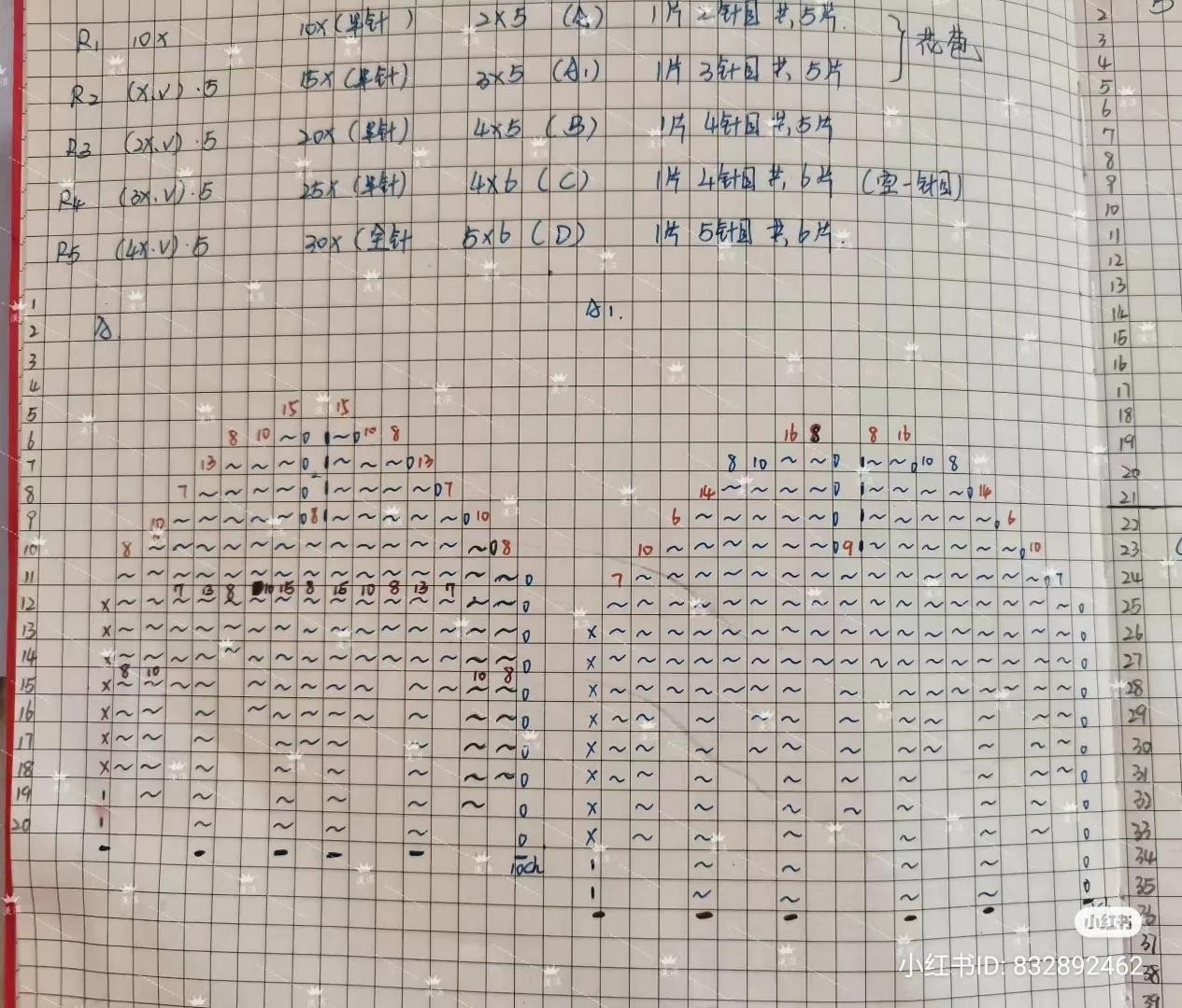 Handmade Crochet Lotus Flower Chart Pattern