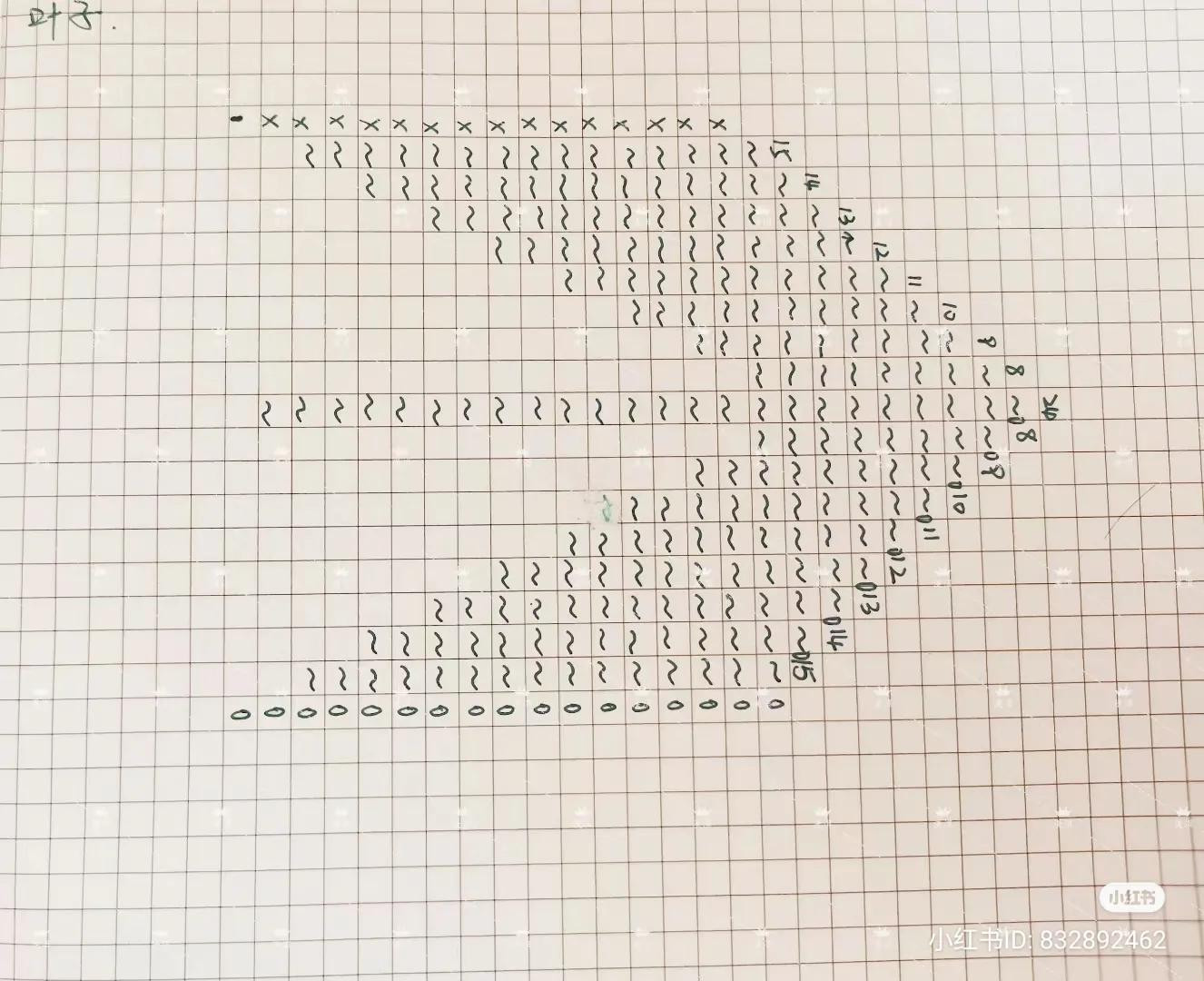 Handmade Crochet Lotus Flower Chart Pattern