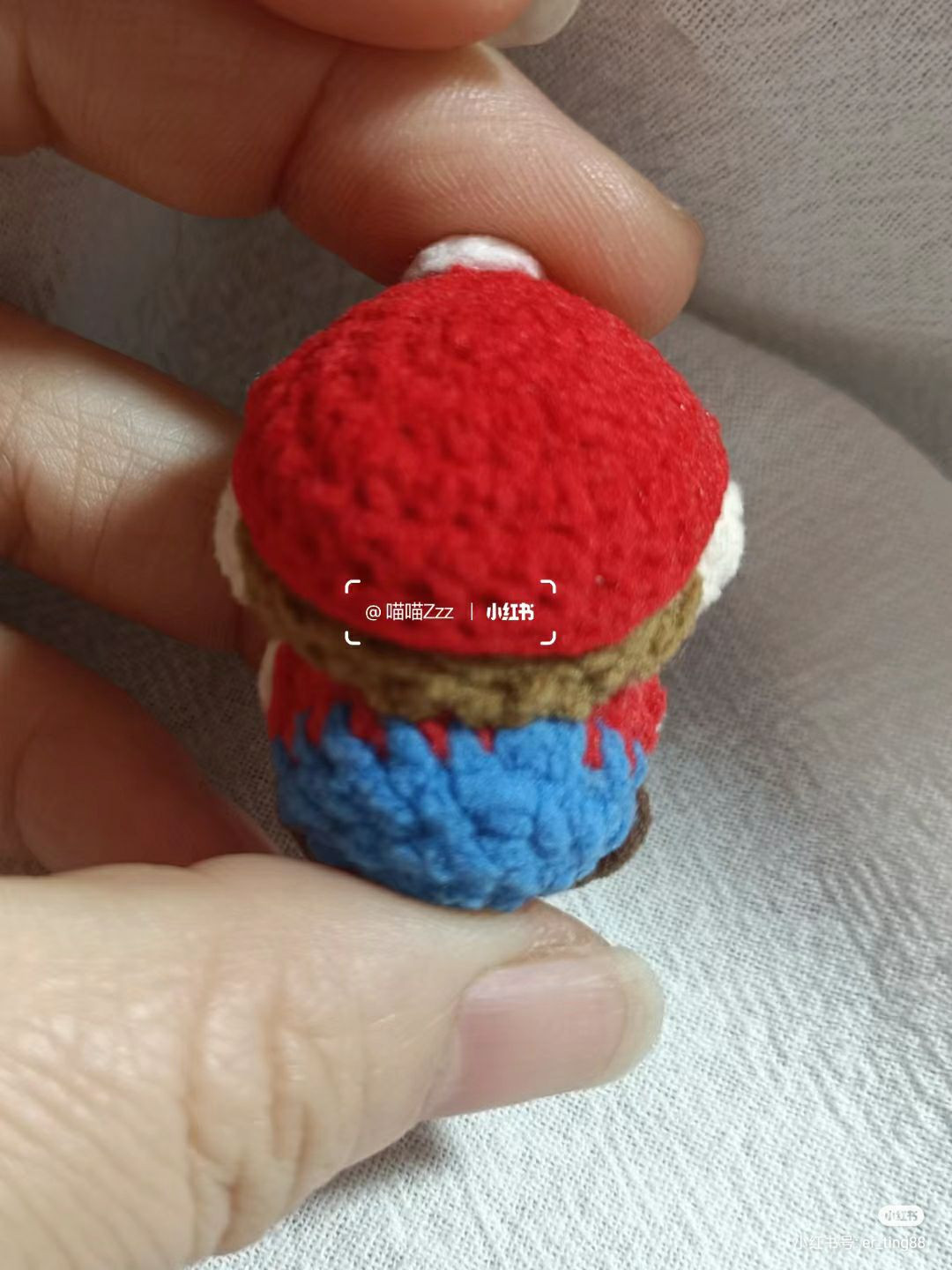 Handmade Crochet Mario Doll with Pattern Chart