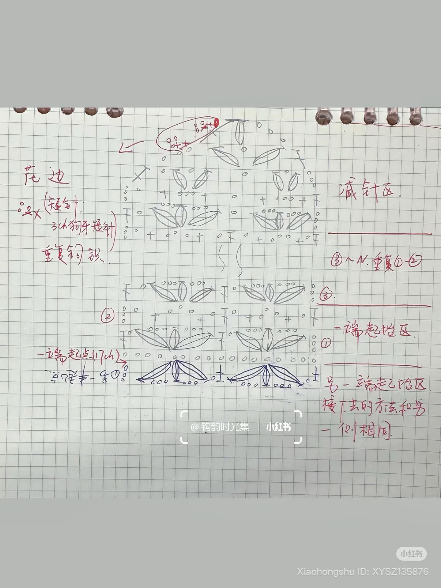 Handmade Crochet Scarf Pattern: Lavender and Cream Pearl Edged Design with Chart