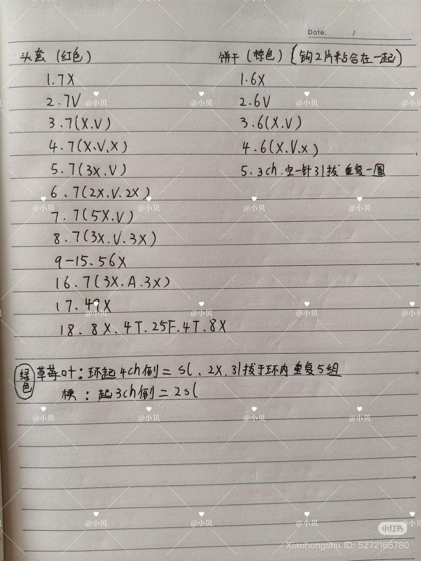 Handmade Crochet Strawberry Cat Holding Cookie Amigurumi Pattern