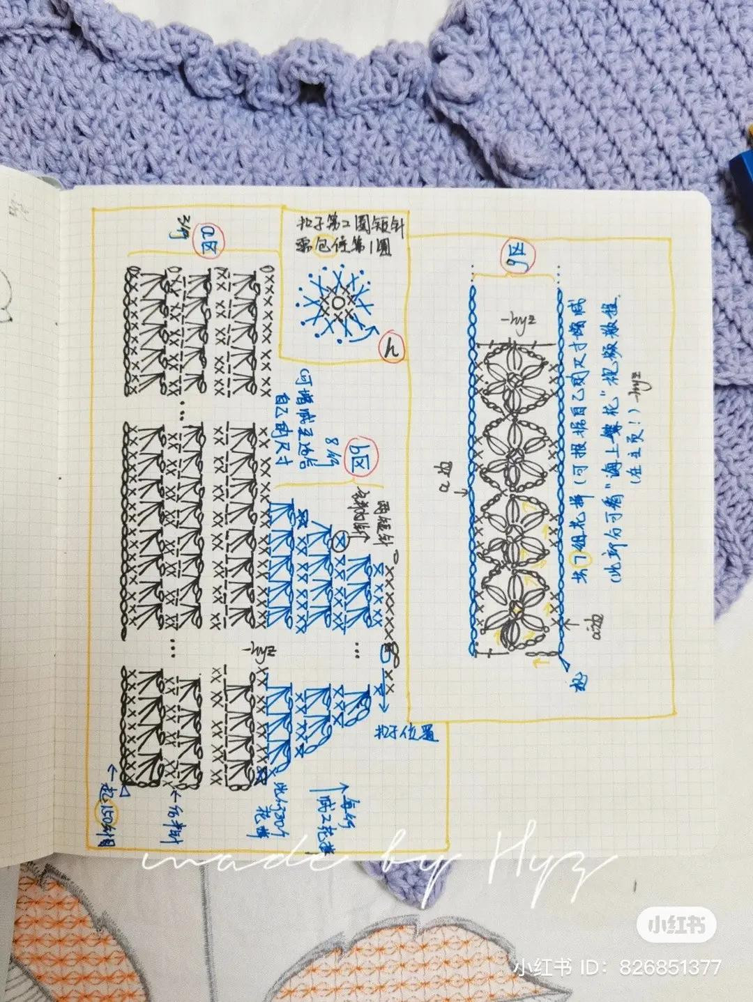 Handmade Crochet Summer Tops: Blue Flower Panel, Pastel Floral Set, and Pink Heart Vest Patterns