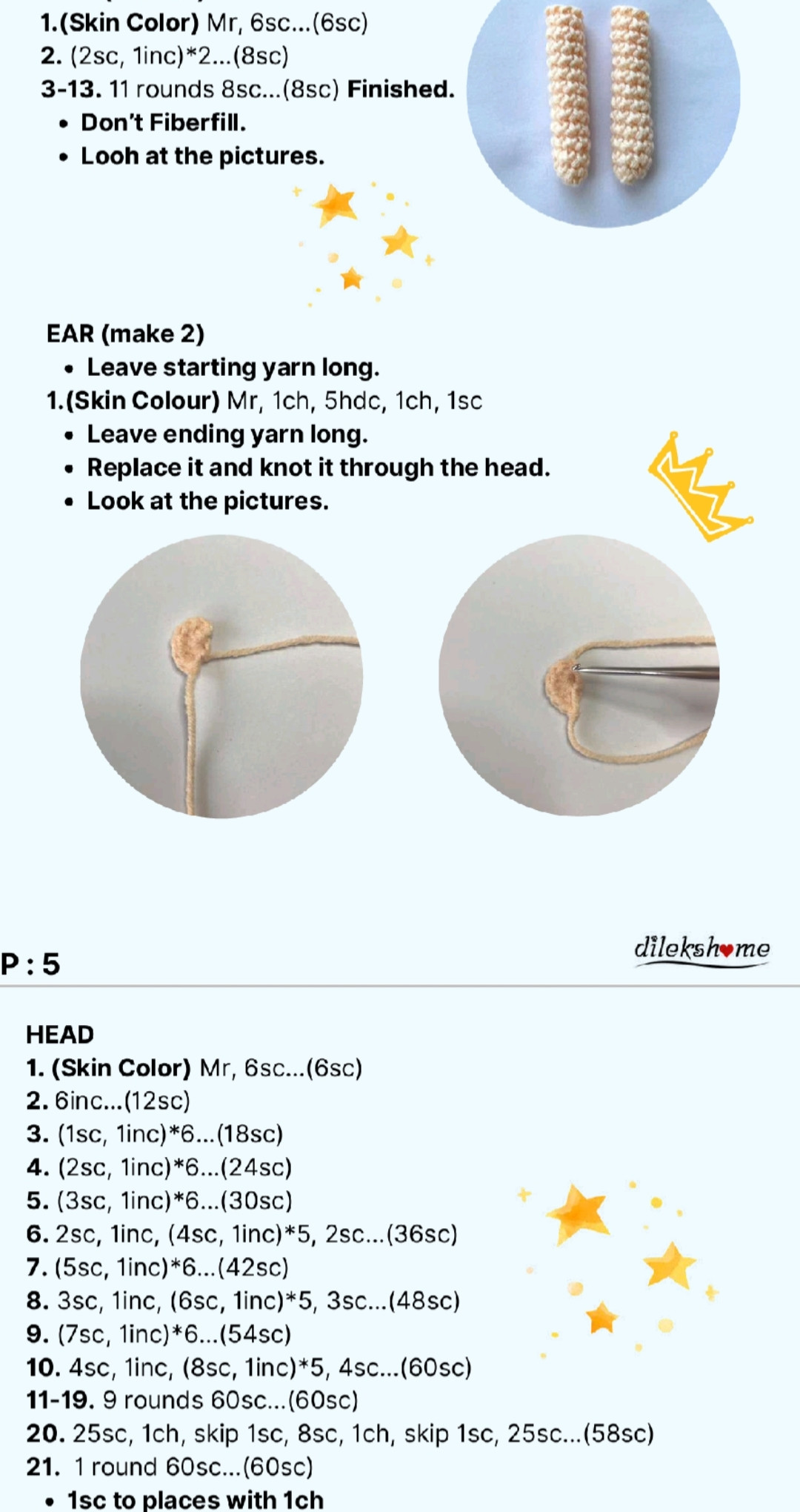 Handsome Prince Amigurumi Crochet Pattern Tutorial