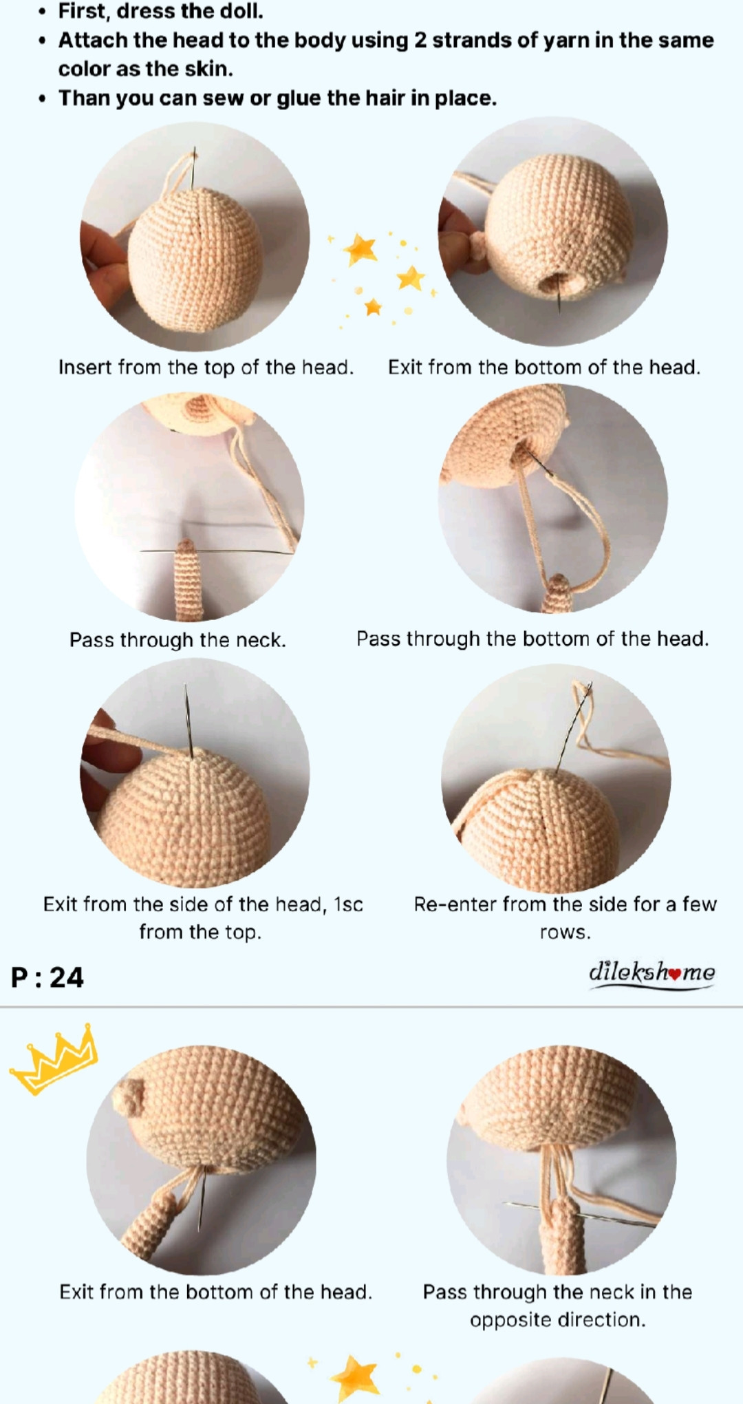 Handsome Prince Amigurumi Crochet Pattern Tutorial