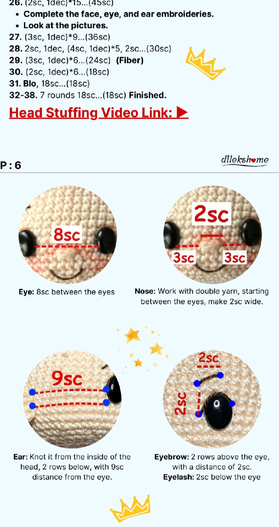 Handsome Prince Amigurumi Crochet Pattern Tutorial