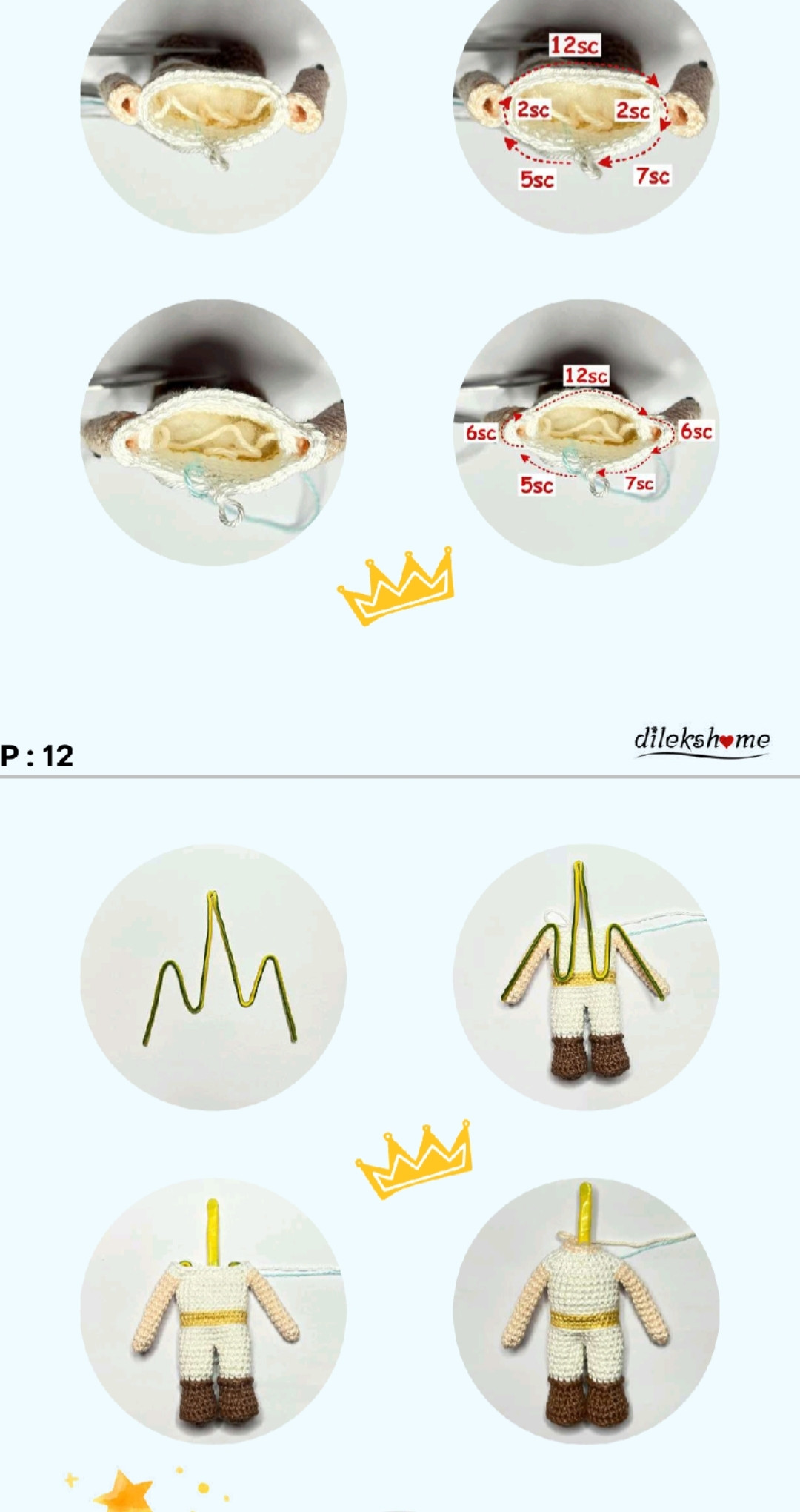 Handsome Prince Amigurumi Crochet Pattern Tutorial