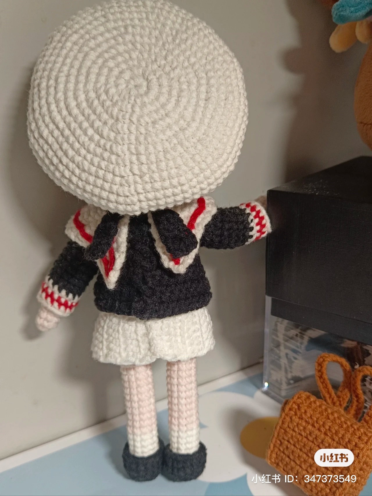 Handwritten Amigurumi Chart for Schoolgirl Doll with Sailor Uniform