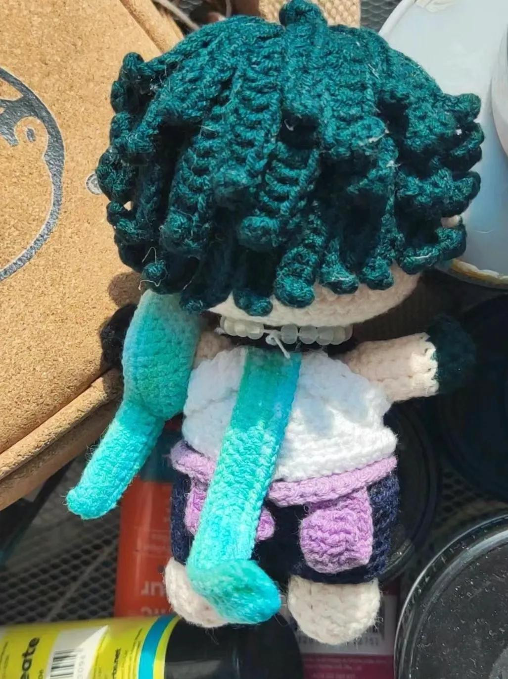 Handwritten Crochet Pattern Chart for Xiao Genshin Impact Doll