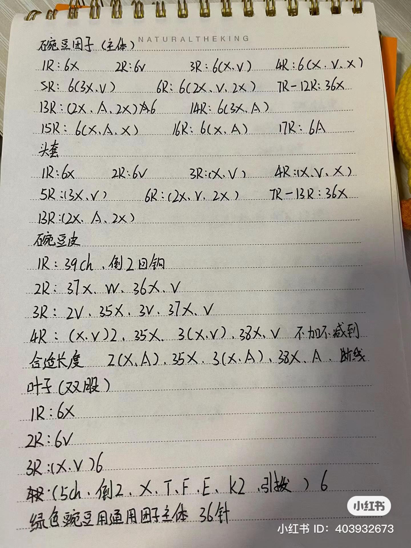 Handwritten Crochet Pattern for Cute Duck Swimming Ring and Pea in Pod Amigurumi