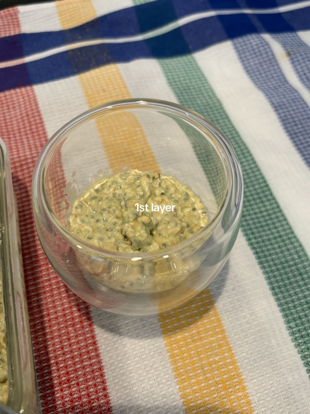 Healthy Matcha Tiramisu Overnight Oats Recipe with Chia Seeds, Yogurt and Goji Berries
