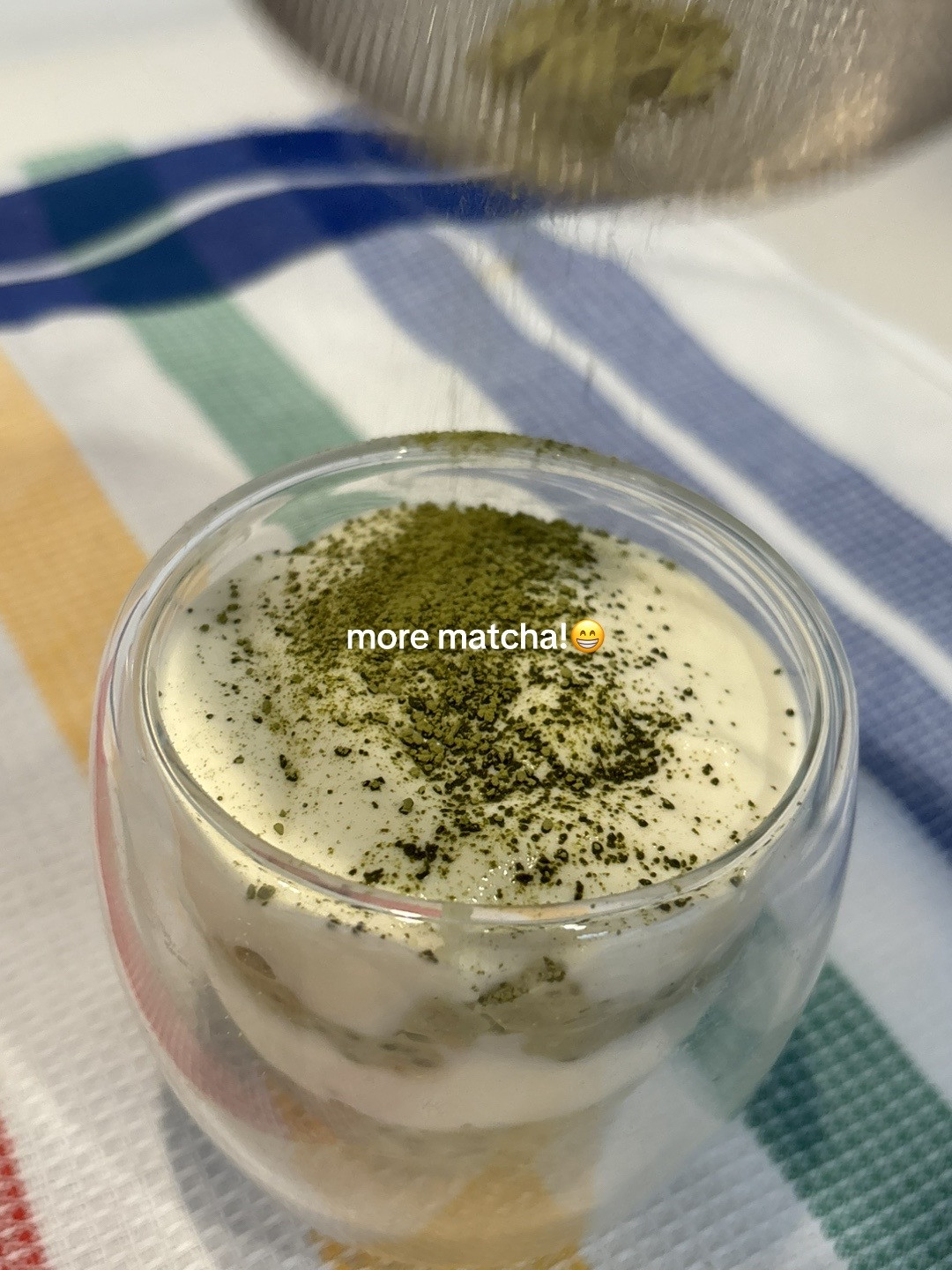 Healthy Matcha Tiramisu Overnight Oats Recipe with Chia Seeds, Yogurt and Goji Berries