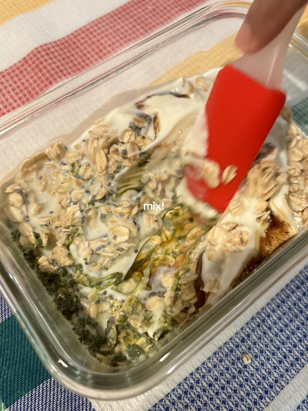 Healthy Matcha Tiramisu Overnight Oats Recipe with Chia Seeds, Yogurt and Goji Berries