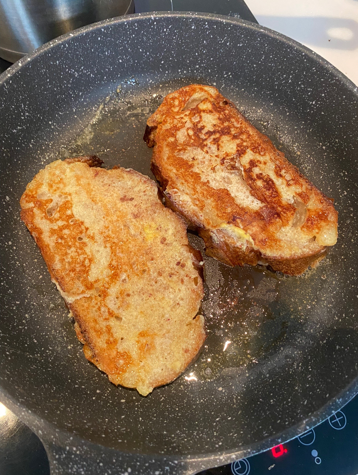 Healthy Sourdough French Toast with Greek Yogurt and Berry Sauce