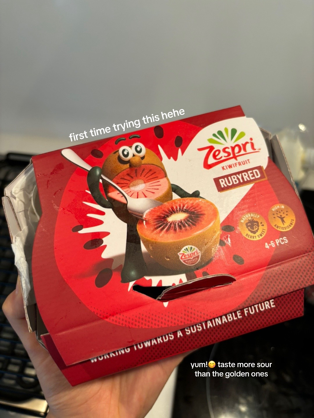 Healthy Yogurt Granola Bowl with Banana, Strawberries, Blueberries and Kiwi