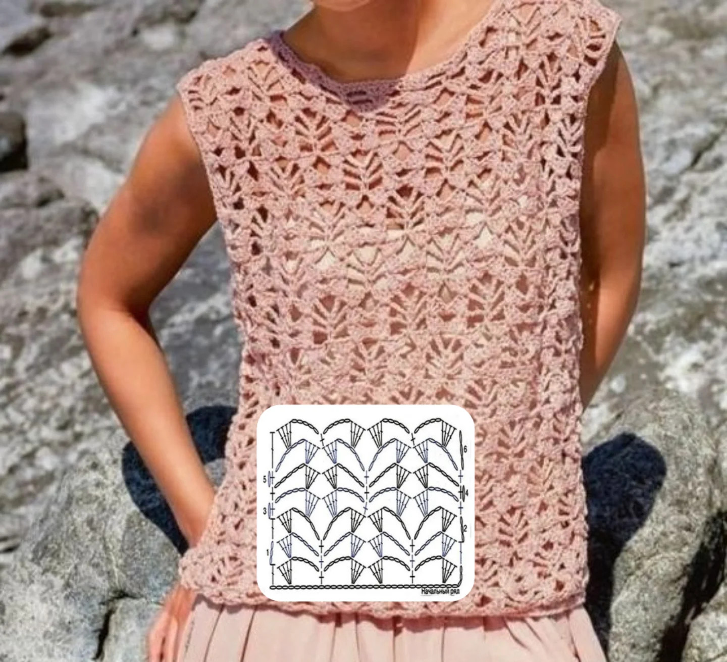 Hermosos diseños de crochet con puntos abiertos fantasía para inspirar en verano