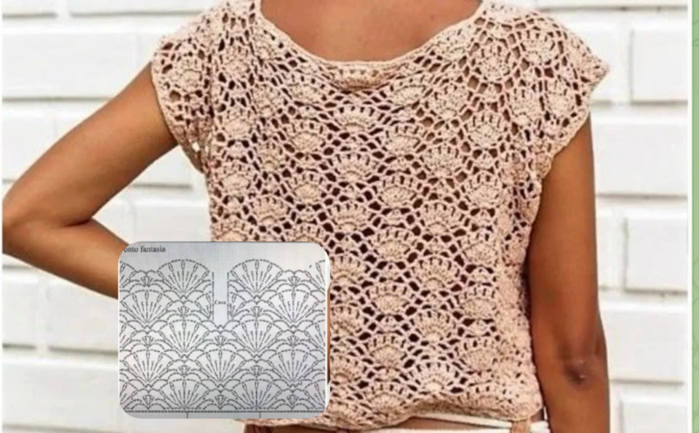 Hermosos diseños de crochet con puntos abiertos fantasía para inspirar en verano
