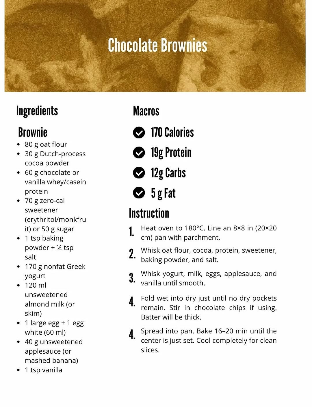 High Protein Sweet Ideas: Tiramisu & Baked Biscuit Oats Recipes