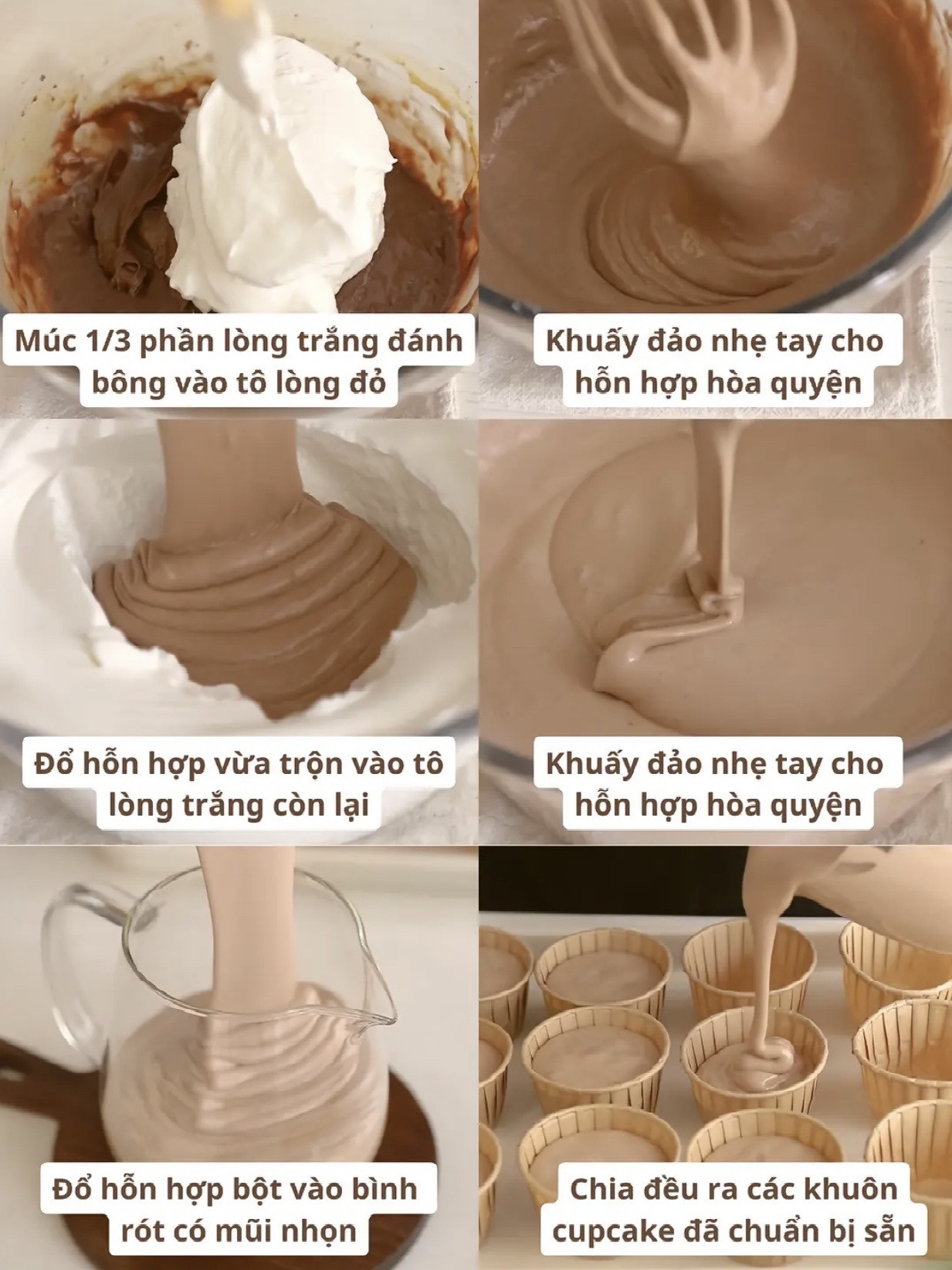 Học cách làm bánh Cupcake Socola mềm xốp & nhẹ tênh hình gấu dễ thương