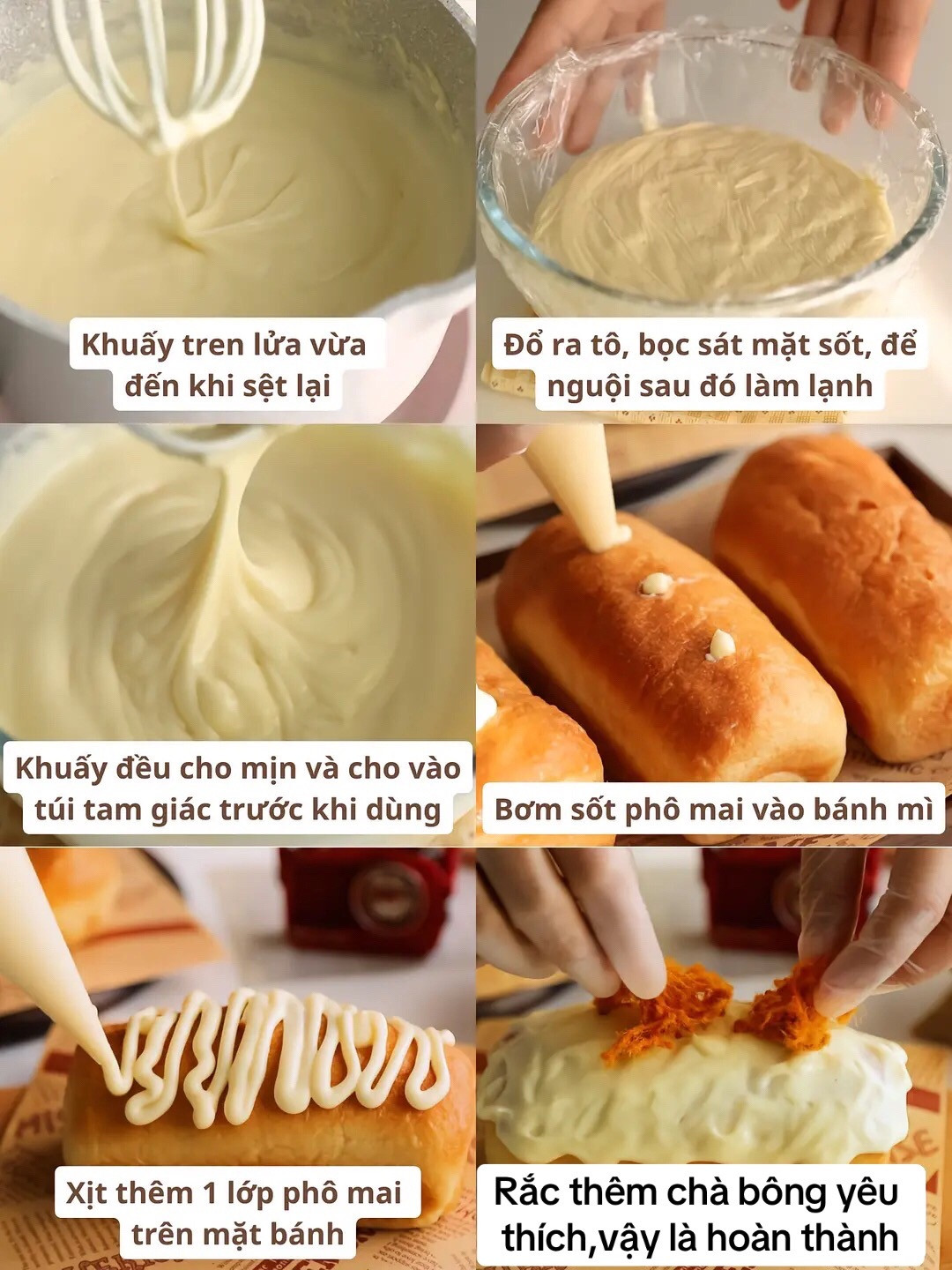 Học cách làm bánh mì phô mai tan chảy bằng nồi chiên không dầu