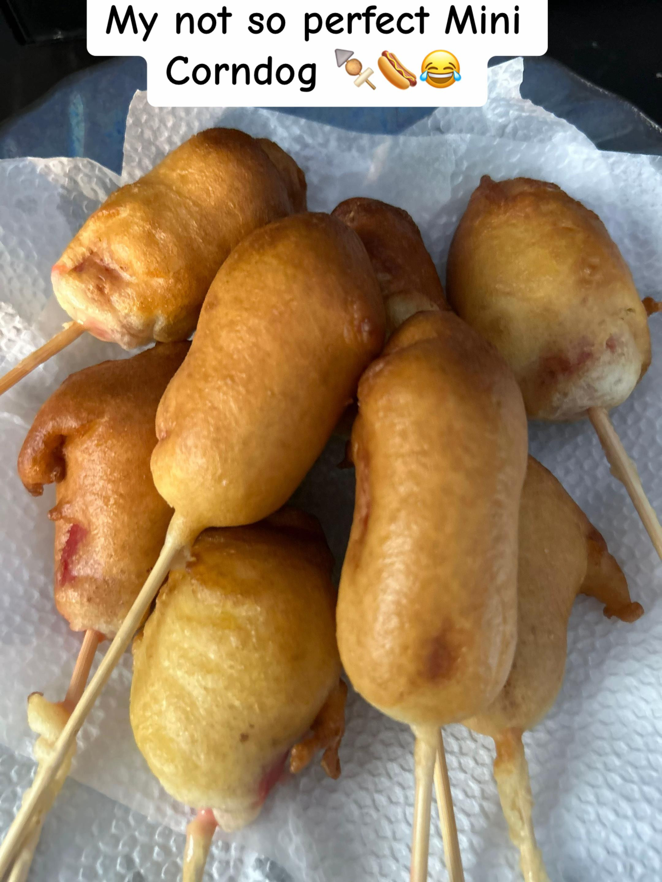 Homemade Mini Corndogs Recipe: Easy Fried Hotdogs with Pancake Mix Batter