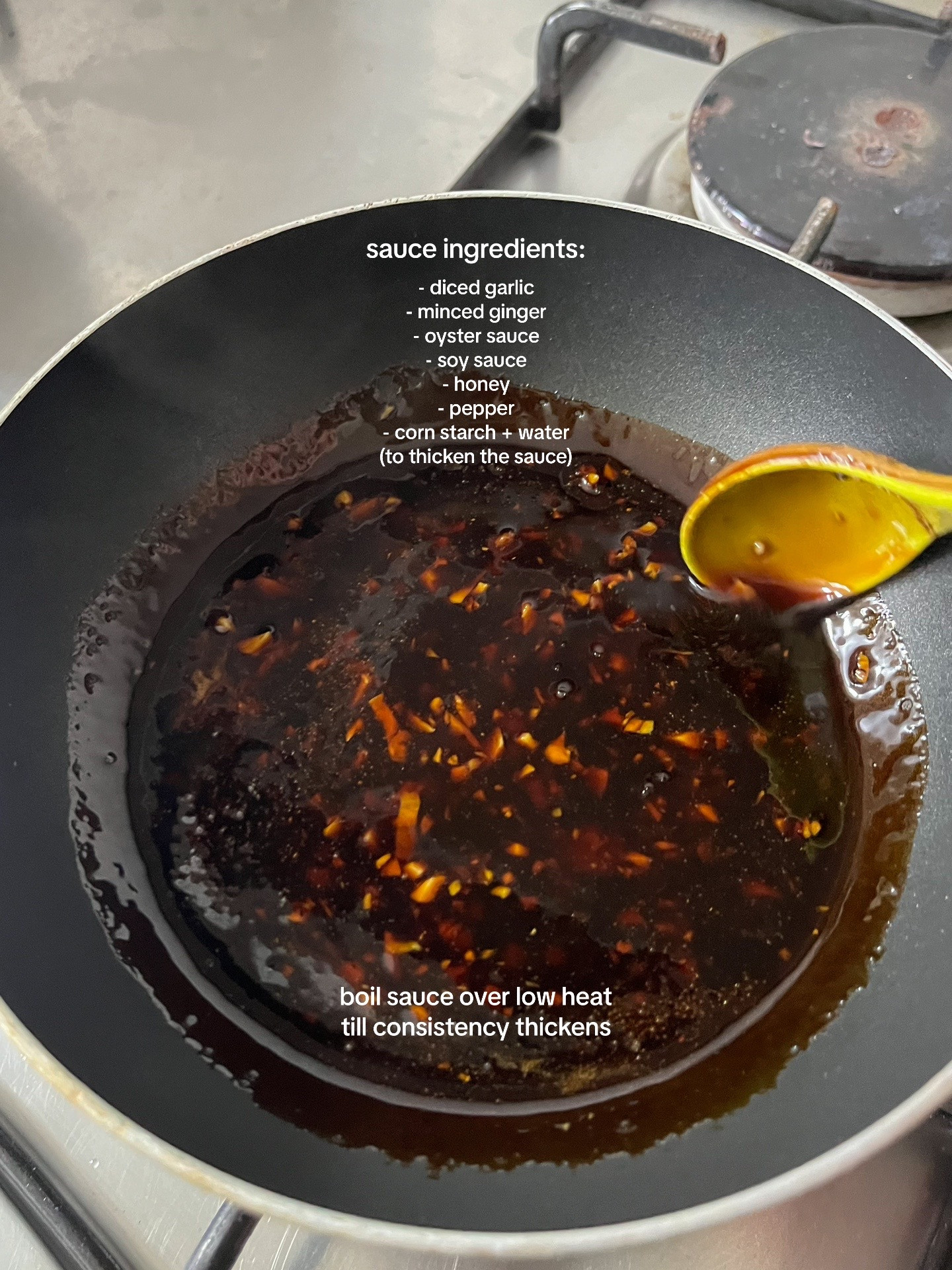 Homemade Pepper Lunch with Chicken Thigh, Caramelized Onions, and Garlic Chips Recipe