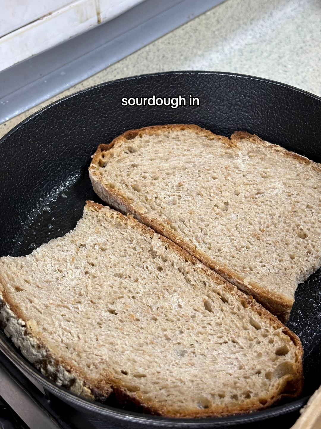 Honey Butter Salt Sourdough Toast Recipe with Maldon Flakes