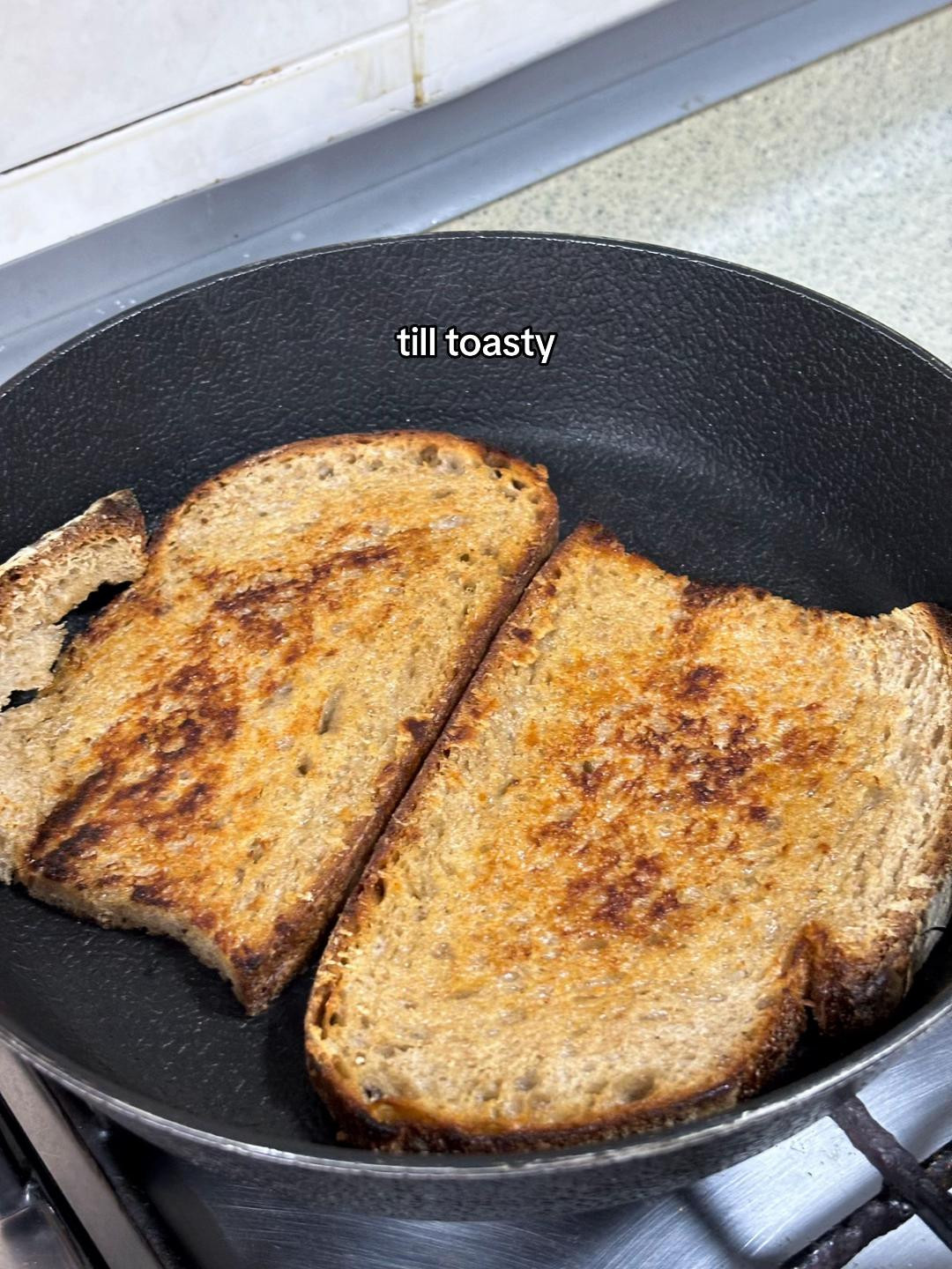 Honey Butter Salt Sourdough Toast Recipe with Maldon Flakes