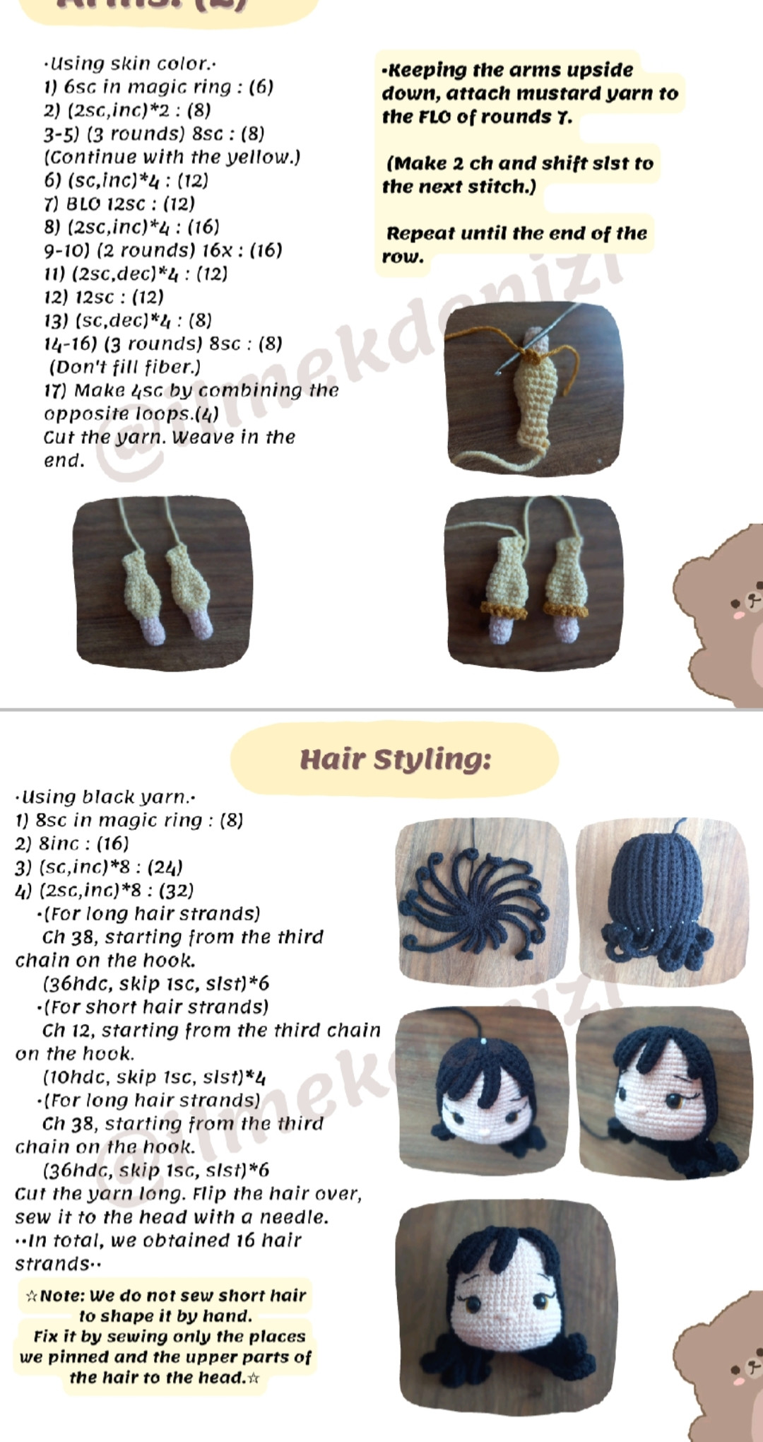 Honey Doll Amigurumi Crochet Pattern